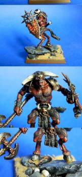 Daemon Prince of Khorne by Munigrot