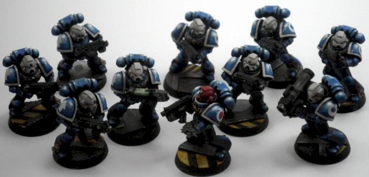 Ultramarines Tactical Squad by hippitro