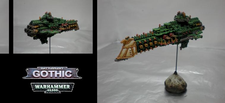 Dark Angels Imperial Cruiser by fesoferbex