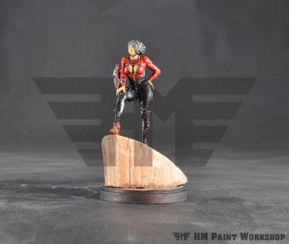 Kingdom Death Black & Red Pin Up by hmpaintworkshop