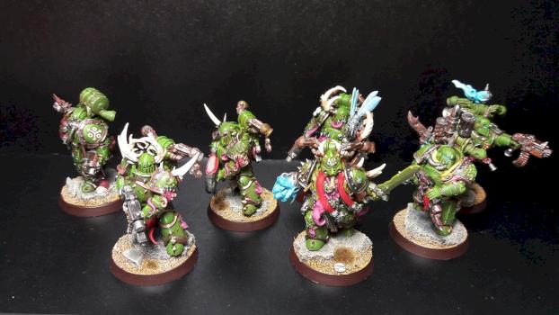 Plague Marines Squad 1 by meTonne