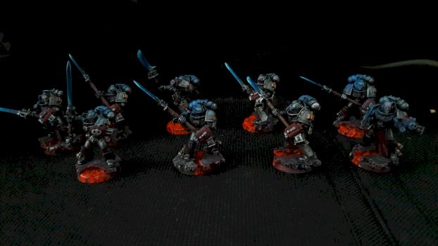 Grey knights Strike squad by RychuBania