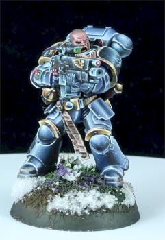 Veteran Sargent Intercessor Primaris Space Wolves by Tempes