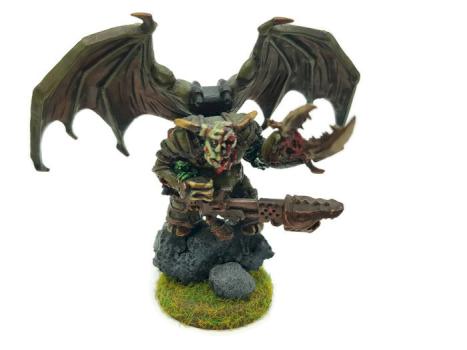 RARE CONVERTED OOP NURGLE CHAOS LORD SPACE MARINES by fatherazhara