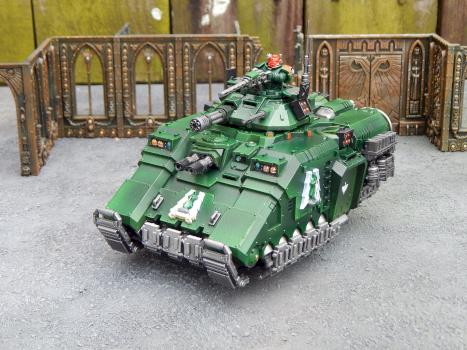 Dark Angels Prinmaris Repulsor Grav Tank by P4Painting