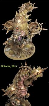 Death Guard Floetid Bloat-drone by Nekomx