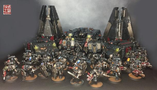 Space marines Deathwatch by caiman