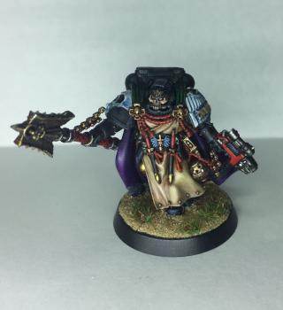 Dark Angels Interrogator-Chaplain Seraphicus by Moss