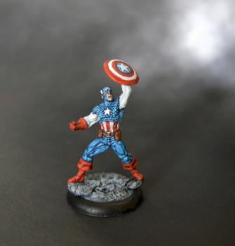 CAPITAN AMÉRICA KNIGHT MODELS by juanlurockerman