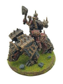 Khorne Chaos Lord On Juggernaut by fatherazhara