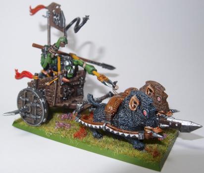 Orc Boar Chariot by SteveChamberlain