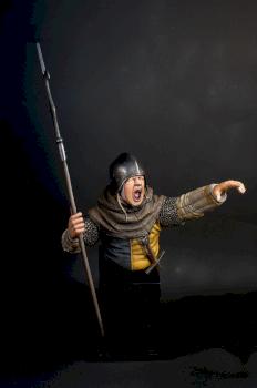 Medieval footman by Adv