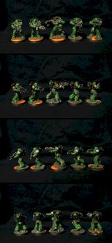 Salamanders Primaris Space Marines Intercessor Squad by hsh521