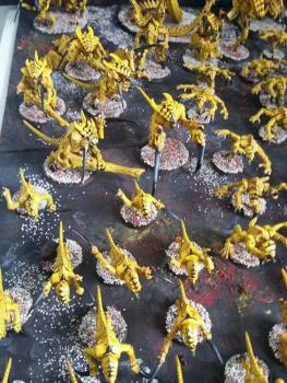 Tyranid swarm by feekejames