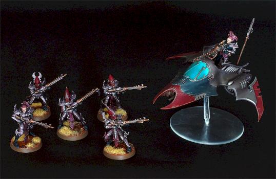 Dark Eldar Kabalite Warrior Squad by barjed