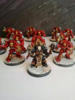 Space marine Terminator Chaplain by feekejames