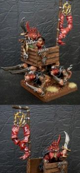 Skaven Warlord on War-litter by Jimak