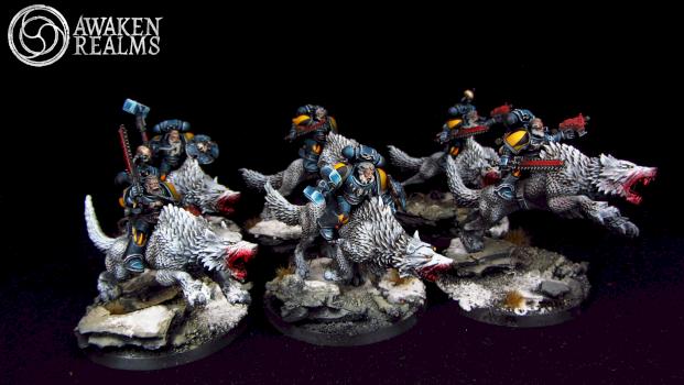 Space Wolves Thunderwolf Cavalry by Awaken Realms