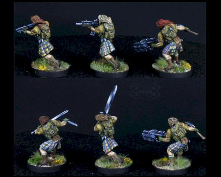 Infinity Ariadna 45th Highlanders--Clan Buchanan by MProfit7