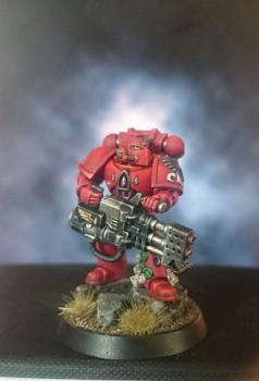 Blood Angels Tactical Marine by justinscouse