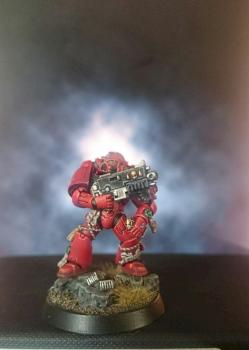 Blood Angels Tactical Marine by justinscouse