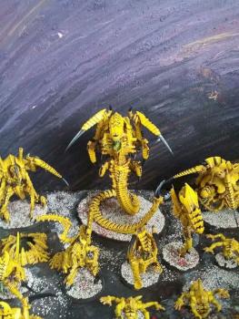 Tyranid swarm by feekejames