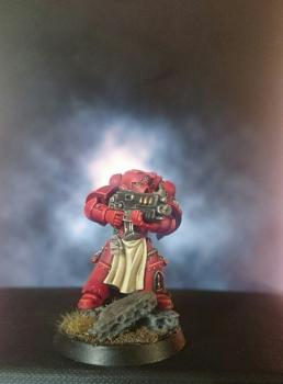 Blood Angels Tactical Marine by justinscouse