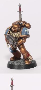 Custom chapter space marine by William Black