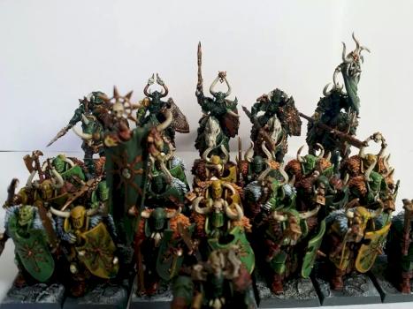 Nurgle warriors of chaos by feekejames