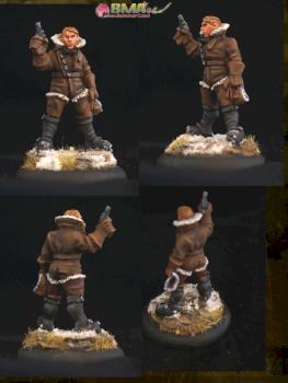 Armed Male Adventurer w Pilot Winter uniform by belminiart