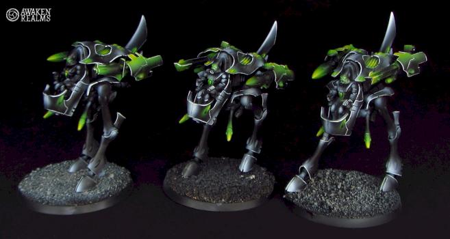 Eldar Forge World Wasp War Walkers by Awaken Realms
