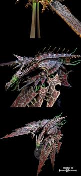 Chaos Space Marine Heldrake by SavageDPainting