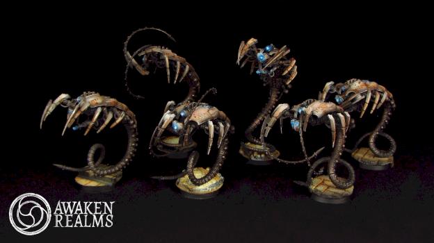 Necron Canoptec Wraiths by Awaken Realms