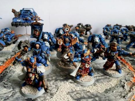 Space marines Ultramarines by feekejames