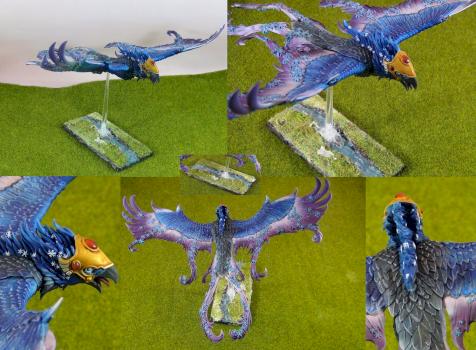 High Elves Frostheart Phoenix by BaerPainting