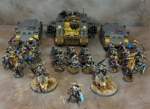 Space Wolves - Army by Blackchamber