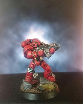 Blood Angels Tactical Marine by justinscouse
