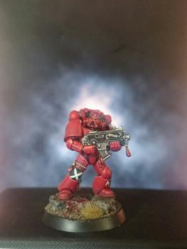 Blood Angels Tactical Marine by justinscouse