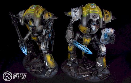 House Hawkshroud Imperial Knight Castigator and Lancer by Awaken Realms