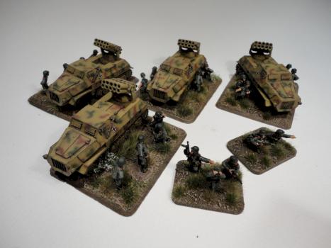 15mm Panzerwerfer 42 Platoon by dflament