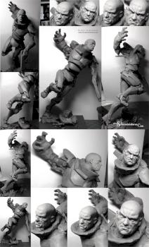 Sci Fi character sketch - plasticine by Scibor