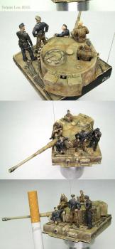 Tiger crew 1/72 by Bogno