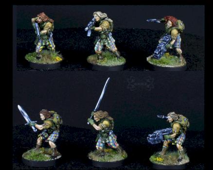 Infinity Ariadna 45th Highlanders--Clan Buchanan by MProfit7