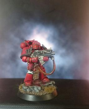 Blood Angels Tactical Marine by justinscouse