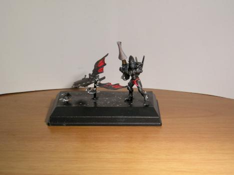 Eldar little diorama (vehicles are scrathbuilt) by viral11