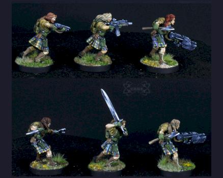 Infinity Ariadna 45th Highlanders--Clan Buchanan by MProfit7
