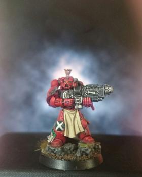 Blood Angels Tactical Marine by justinscouse