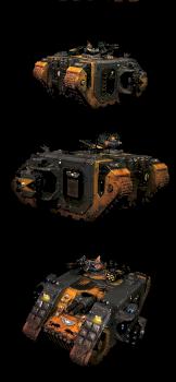 Land Raider Crusader - Space Wolves by Blackchamber