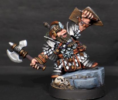 Dungeons & Dragons - Male Dwarven Fighter - Metal MINI by mikecarrero