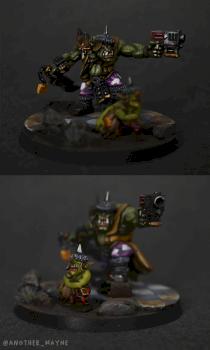 Ork Gorzag Gitstompa & Nikkit by AnotherWayne